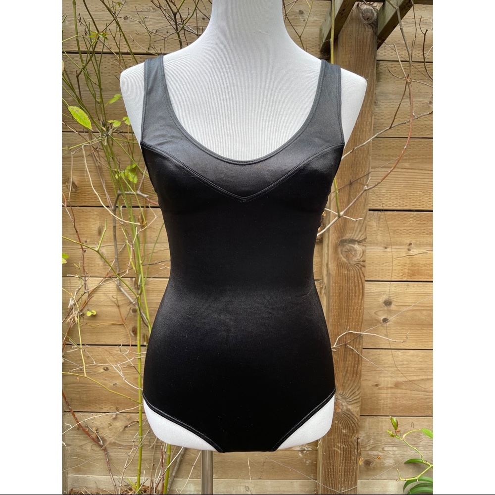ALAIA 90’s Vintage Black Swimsuit/ Bodysuit W Sz 2